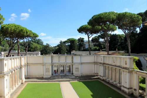 brown-soap-and-beer:Roman Monuments: On the outskirts of medieval Rome, the Villa Giulia was erected