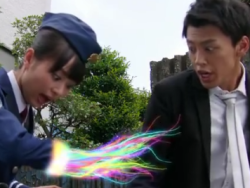 catwithbenefits:  the-entire-furry-fandom:  someone who’s never watched kamen rider explain what’s going on  this is a 90′s sugary drink commercial aimed at male youth and this airline attendant has accidentally taken a sip and is about to RIDE
