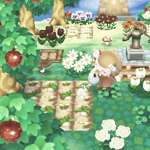 madlimalcrossing:  farm town is coming along~