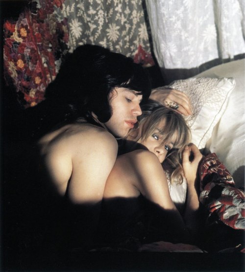 electricstateco: Mick Jagger and Anita Pallenberg in Performance directed by Donald Cammell and Nico