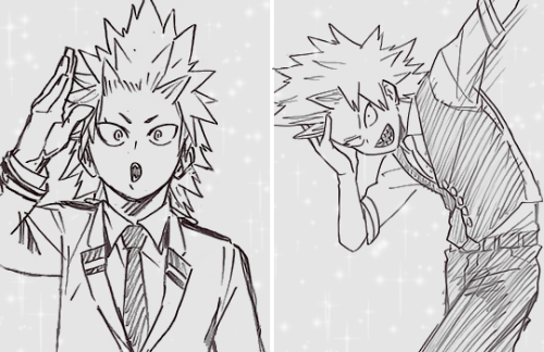 ✩ Kirishima Eijirou ⋆ 切島鋭児郎 + Horikoshi’s Sketches ✩ 