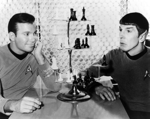 flamingbluepanda: How is there anything Heterosexual about the look Kirk is giving Spock. He looks d