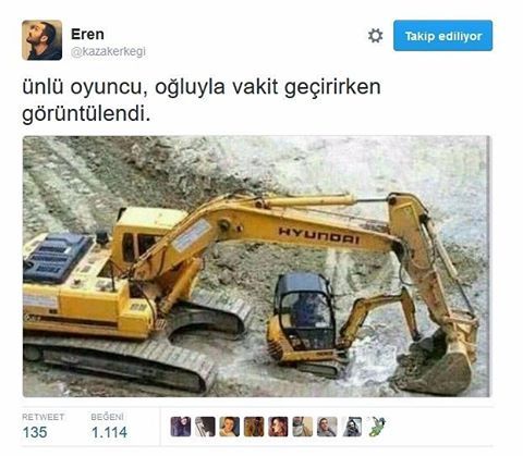 Ünlü oyuncu,oğluyla vakit...