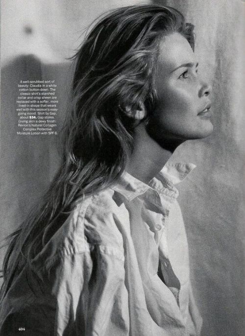  Claudia Schiffer by Steven Meisel for US Vogue, April 1993 