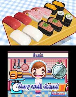 tinycartridge:  Cooking Mama 5 out September 16 ⊟ Majesco sent out these new screens along with the release date for Cooking Mama 5: Bon Appetit. You can see Mama dressed up for “the new Cooking Dojo mode where Mama slips into her gi for some serious