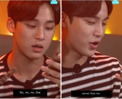 kmusicandblackwomen:sASSy Jun is at it again! Let Mingyu live!