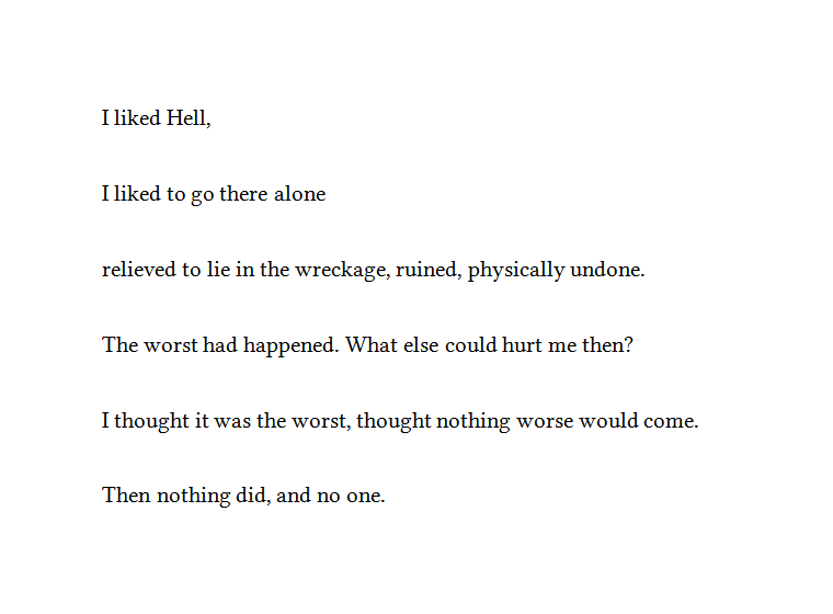 thebutchriarchy:   Marie Howe,  MAGDALENE: THE ADDICT, from “Magdalene: Poems”
