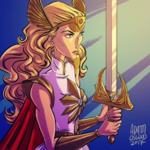 Looking forward to Netflix’s She-Ra this spring, maybe she’ll look something like this?