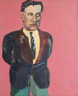 amare-habeo:  Eugen Schönebeck - Mayakovsky, 1965 Oil on canvas Museum Frieder Burda, Baden-Baden, Germany  Vladimir Majakovskij