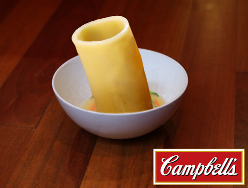 theonion:Campbells Unveils One Big Can-Sized Noodle