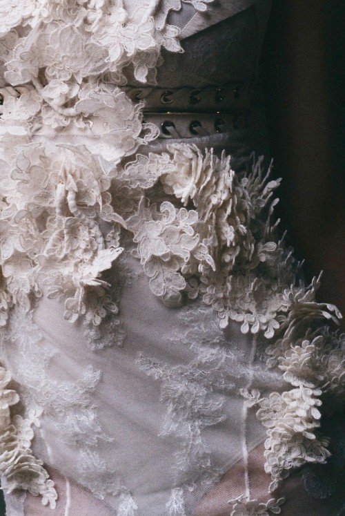 girlannachronism:  Givenchy fall 2011 couture details by Kasia Bobula