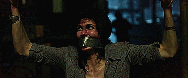 gaggedactresses:  One of my favourite gags of all time: Alexandra Daddario tightly