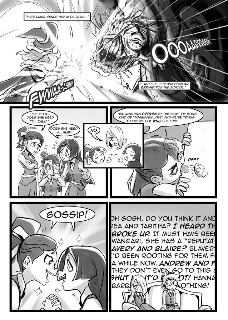 kaban-bang:  Forbidden Love - A LWA fan comic.Hey!Here’s the comic that @dizzypacce​