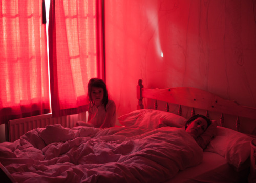 slanting:    Dan Banda Lee, Red Room, 2013  