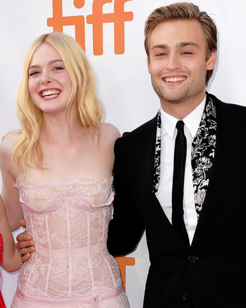 Douglas Booth and Elle Fanning attend the ‘Mary Shelley’ premiere during the 2017 Toront