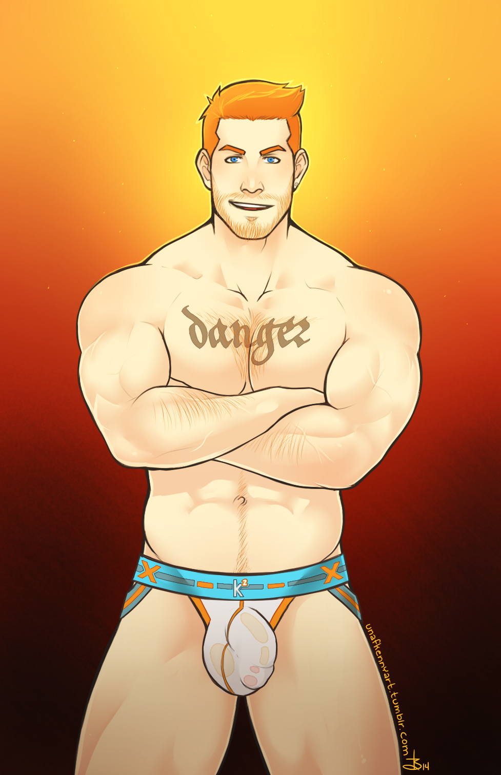 unafkennyart:  This is part of the drawcember week 1. To redraw an old character.