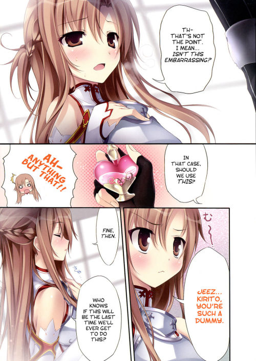 doujinsalad:  Sword Art OnlineKARORFUL MIX EX9 part 1 by Karomix https://www.fakku.net/doujinshi/karorful-mix-ex9