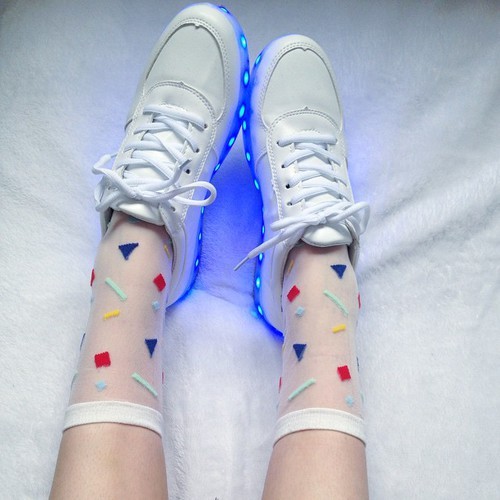 americanapparel:Sheer socks