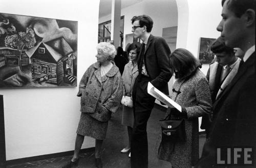 But is it art?(That’s Peggy Guggenheim on the left)(Carlo Bavagnoli. 1965?)