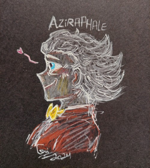 I Decided To Draw Azi With Long Hair