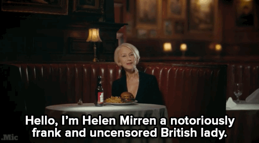 soberpoet6:  micdotcom:  Watch: Helen Mirren is starring in an anti-drunk driving