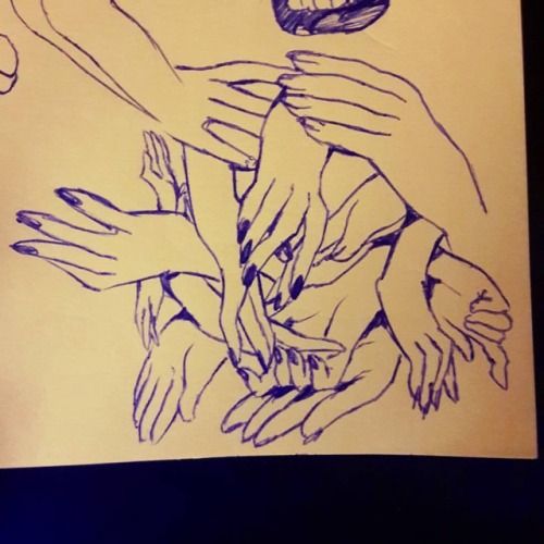 been a while since i drew a cluster of hands! . . . . . #artist #art #artig #artistsoninsta #drawing