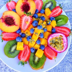 brooklynorganic:  Fresh Fruit Salad For Lunch