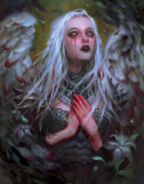 Broken Hallelujah_Avacyn  Livia Prima www.artstation.com/artwork/ezyAY