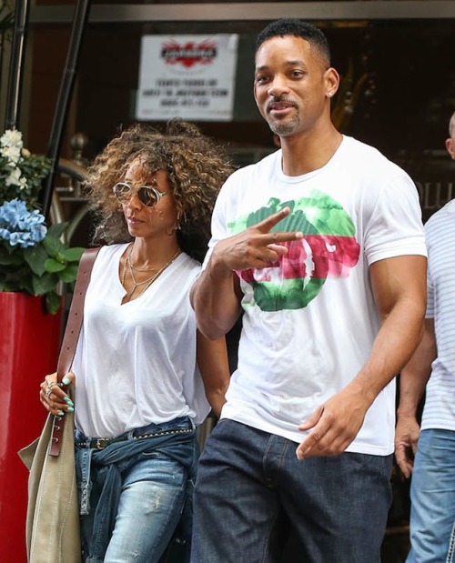 Will Smith Wearing A Gucci Water-Color Logo T-Shirt&hellip; Price Tag: $295 -Everydayisfashionwe