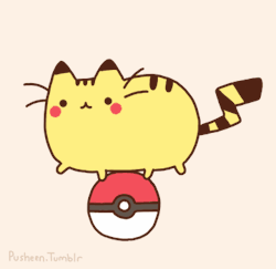 lyvingvamp:  pikachu pusheen cat 