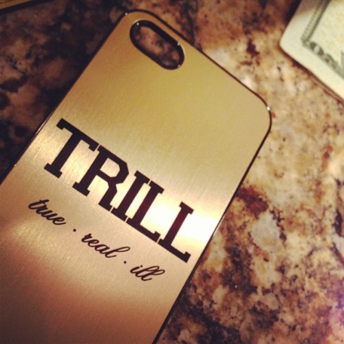 vybzswavey:  thuggishgold:  My new #phonecase #swag #dope #trill #f4f #iphone5  Vybz_Swavey  Follow mt instagram @Vybz_Swavey  Follow vybzswavey.tumblr.com 
