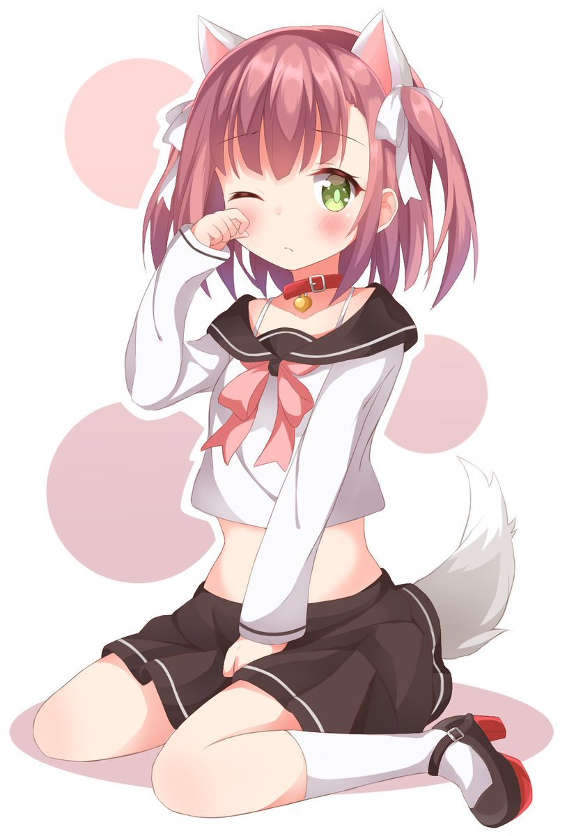 I Do Not Know アズールレーンの白露ちゃん可愛すぎるので描きました 眠そうにしてるのホント可愛い