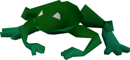 lowpolyanimals: Giant Frog from Old School RuneScape