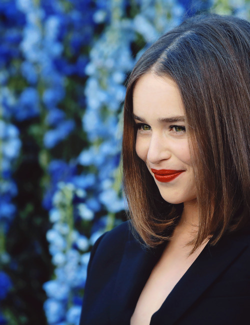 rubyredwisp:  Emilia Clarke photographed by Dominique Charriau on October 2, 2015