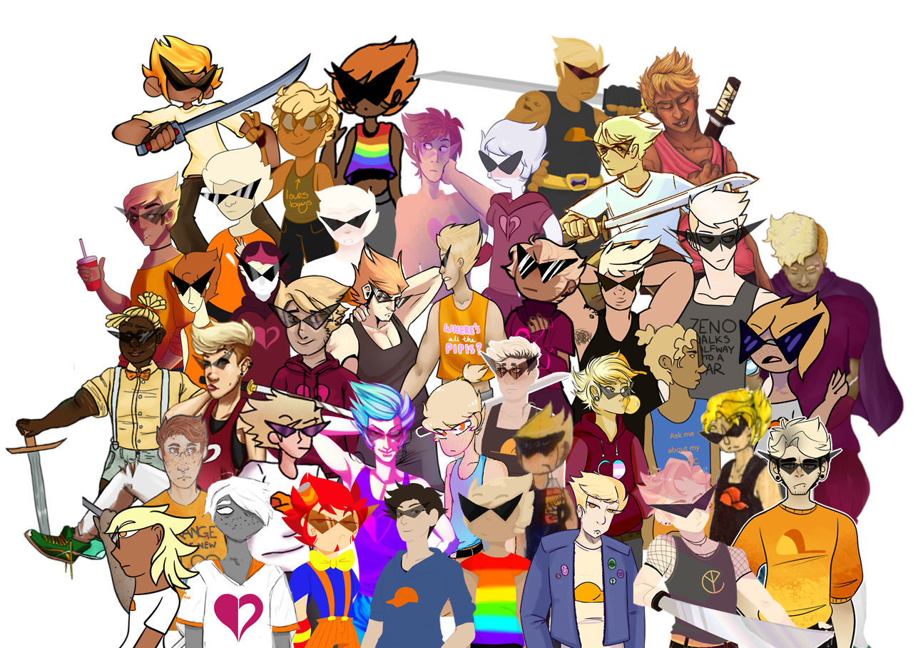 homestuckartists:  here’s the dirk pile for the homestuck artists discord server!