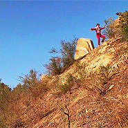 backtothefuturemovies:  Marty falls a lot. A lot. 