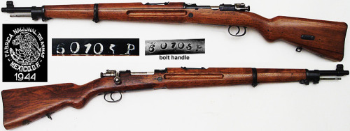 The Mexican Model 1936 and 1954 bolt action rifle,For decades Mexico had been a proud user of the Ma