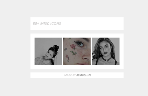 remuslupi:80+ misc icons by remuslupi200x200like/reblog if using!