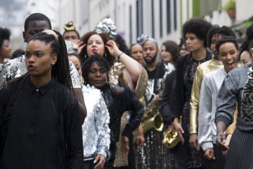 30 nuances de noir-es / Black French Feminist Marching BandPart 3/4  (OCCUPY) March 2017 / Barbès / 