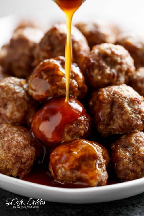 foodffs - The BEST Teriyaki Beef MeatballsFollow for...