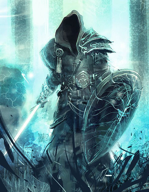 Rpg Character Art on Tumblr: Ghost Knight by Arash Radkia