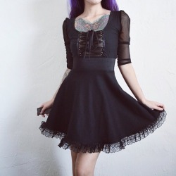 lustfuldolldesigns:  Gothica Dress 🌹www.shoplustfuldoll.comwww.lustfuldoll.etsy.com