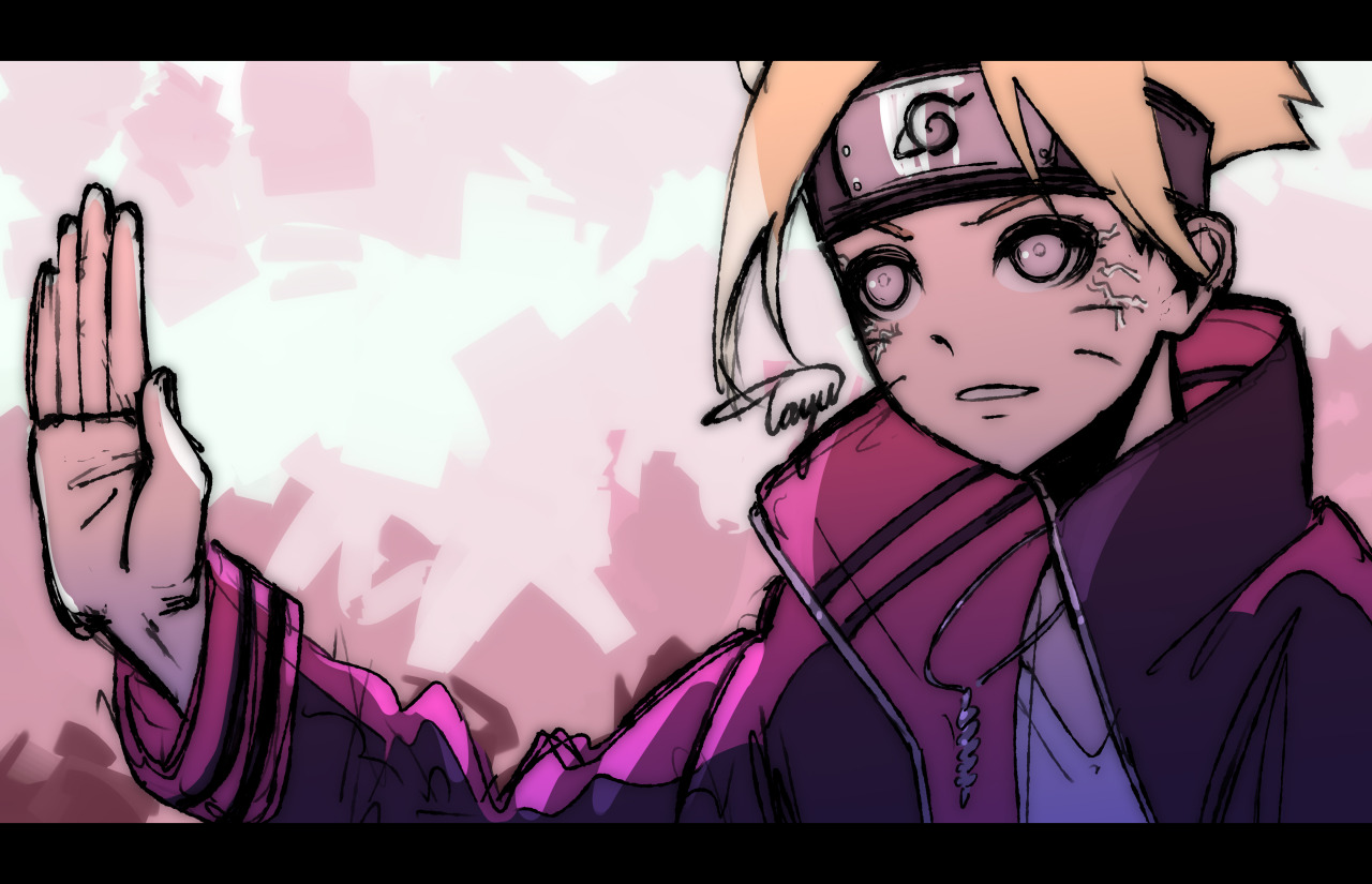 𝓣𝓪𝔂𝓾 — i don't often draw a grown-up boruto. it was