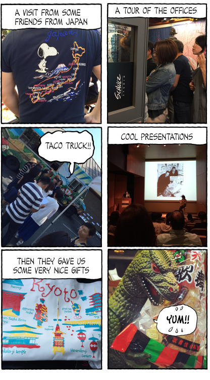 Some of our licensees from Japan visited this week, here’s a few of the highlights!