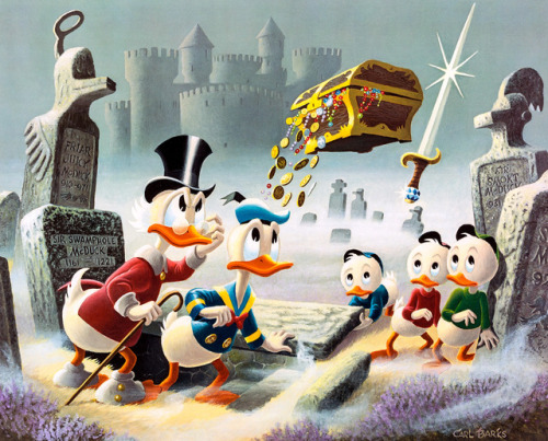 adventurelandia:Dubious Doings at Dismal Downs by Carl Barks