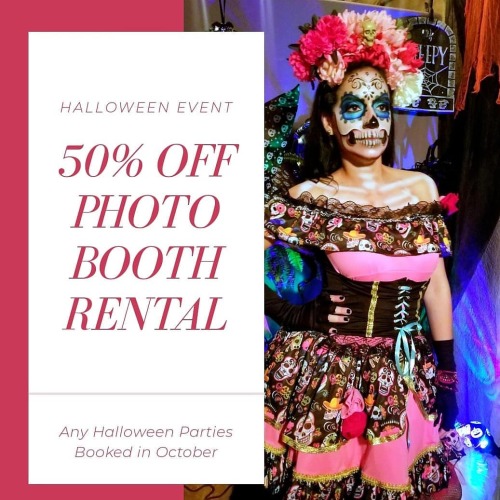 Call now to Book!  #halloweenparty #halloweenpartyideas #photoboothsocal #photobooth #mirrorphotoboo