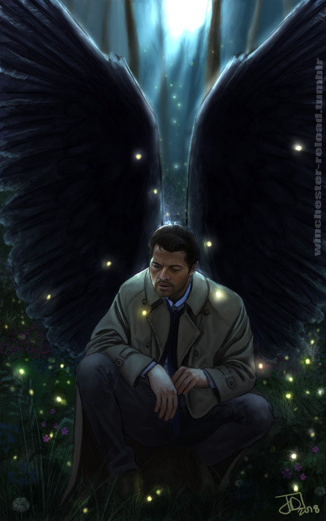 winchester-reload:   With the fireflies  ~Commission (one of two) for @dmsilvisart