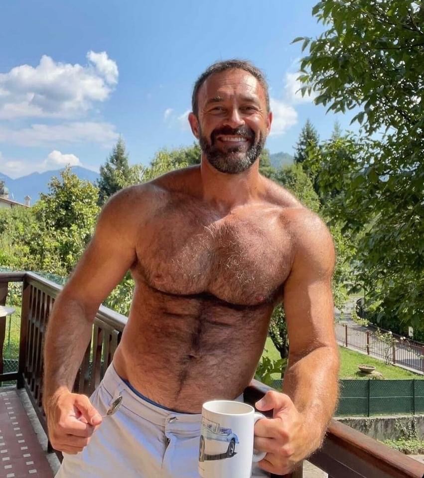 Hairy muscle daddy tumblr