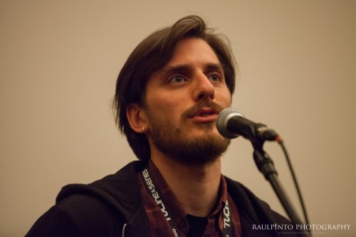 Luca Marinelli at Festa do Cinema Italiano in Lisbon, Portugal on April 4, 2016 | Photographed by Ra