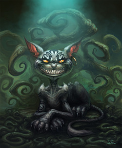  creaturesfromdreams: Cheshire Cat by Zeeksie